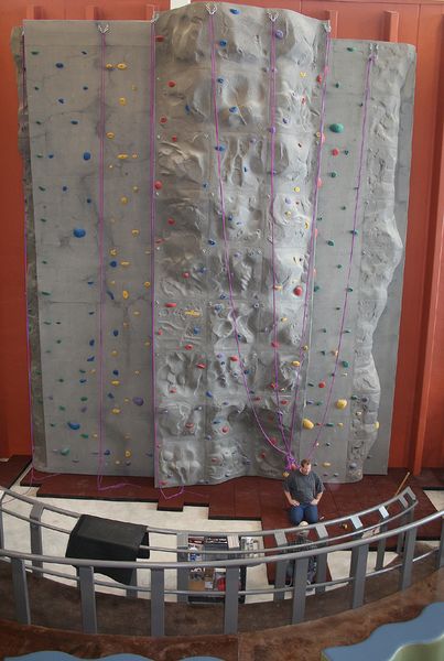 Climbing Wall. Photo by Pam McCulloch.