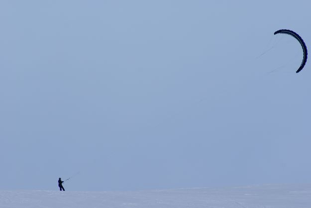 Snowkiters3. Photo by Cat Urbigkit, Pinedale Online.