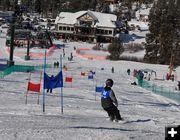 Racing down the mountain. Photo by Jeff Wohl.