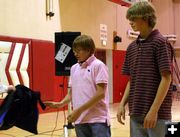 Will Grassell and Denver Lloyd. Photo by Clint Gilchrist, Pinedale Online.