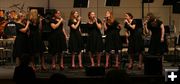 Jazz Choir. Photo by Pam McCulloch, Pinedale Online.