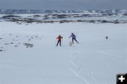 Spring Skate Skiing. Photo by Bob Barrett, Pinedale Ski Education Foundation.