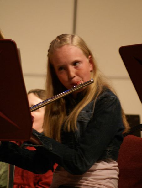 Flutist. Photo by Cat Urbigkit, Pinedale Online.