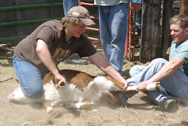 Ryan and Cass. Photo by Cat Urbigkit, Pinedale Online.