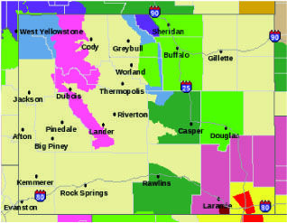 Tornado Warning near Laramie. Photo by National Weather Service.