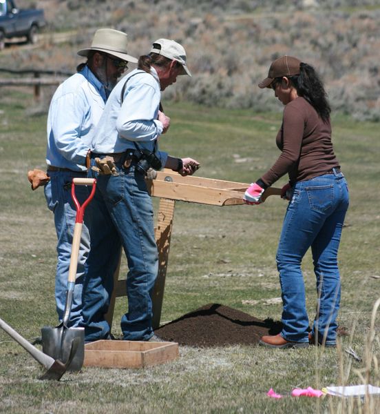 Looking for flakes. Photo by Dawn Ballou, Pinedale Online.