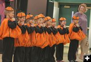 Pumpkin Line-Up. Photo by Tim Ruland, Pinedale Fine Arts Council..