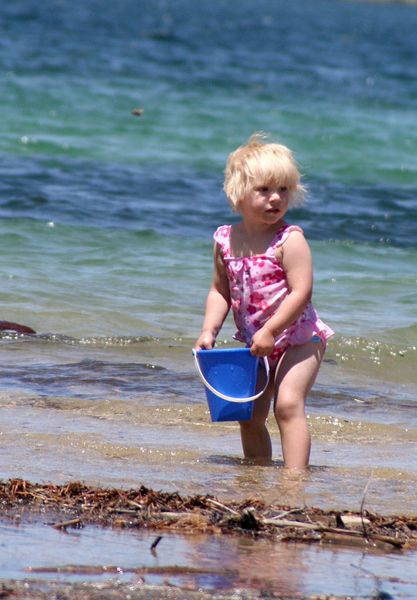 Beach Babe. Photo by Pam McCulloch, Pinedale Online.