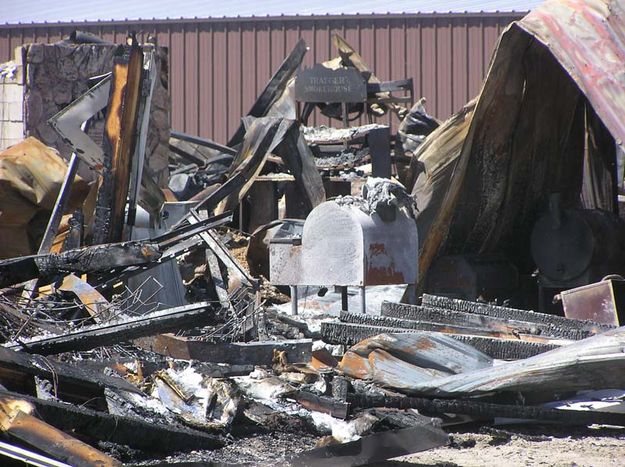 Debris. Photo by Bob Rule, KPIN 101.1 FM.