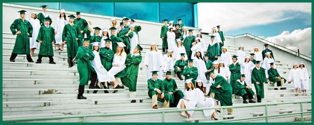 Pinedale Graduates. Photo by Tara Bolgiano, Blushing Crow Photography.