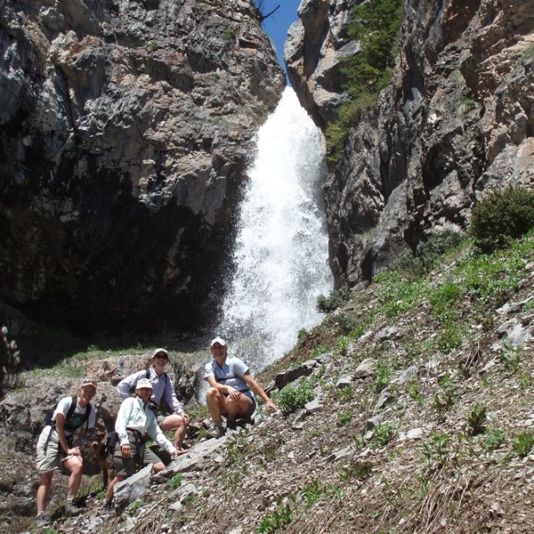 Cliff Creek Falls hike. Photo by Bob Barrett.