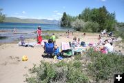 Sandy Beach . Photo by Pam McCulloch, Pinedale Online.