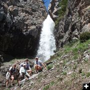 Cliff Creek Falls hike. Photo by Bob Barrett.