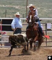 Breakaway Roping. Photo by Pinedale Online.