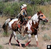 Michael and Apache. Photo by Clint Gilchrist, Pinedale Online.