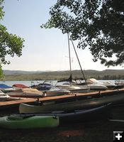 Row, Sail, Motor Your Boat .... Photo by Casey Dean, Pinedale Online.