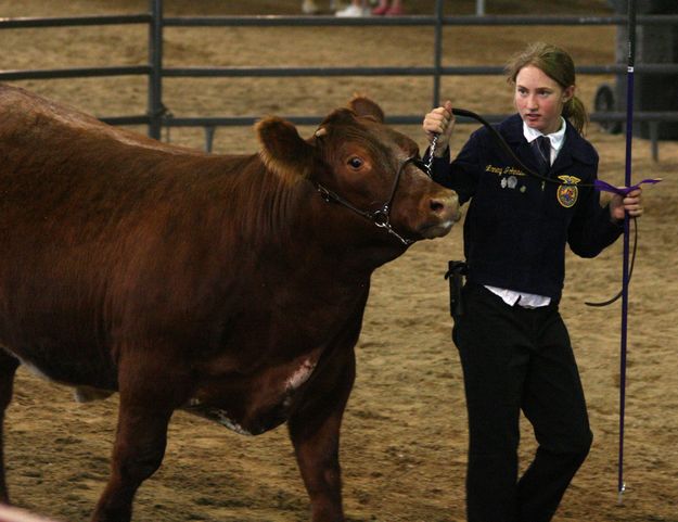 Laney Johnston. Photo by Clint Gilchrist, Pinedale Online.