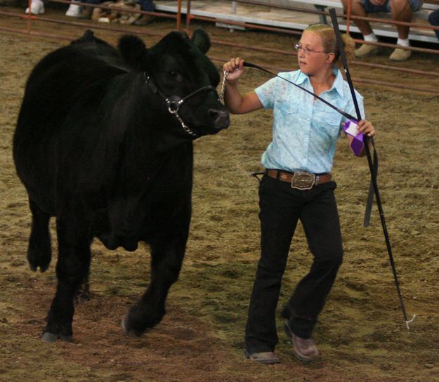 Megan Sims. Photo by Clint Gilchrist, Pinedale Online.