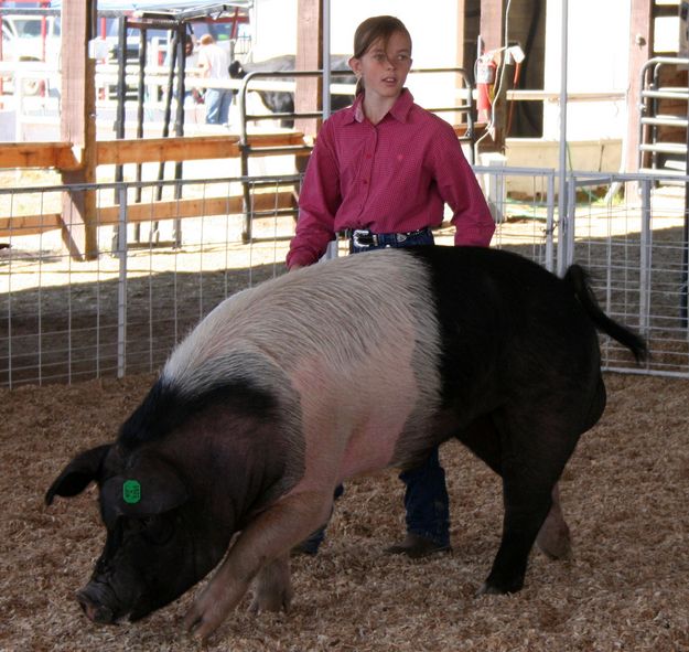 Heather Grossman. Photo by Clint Gilchrist, Pinedale Online.