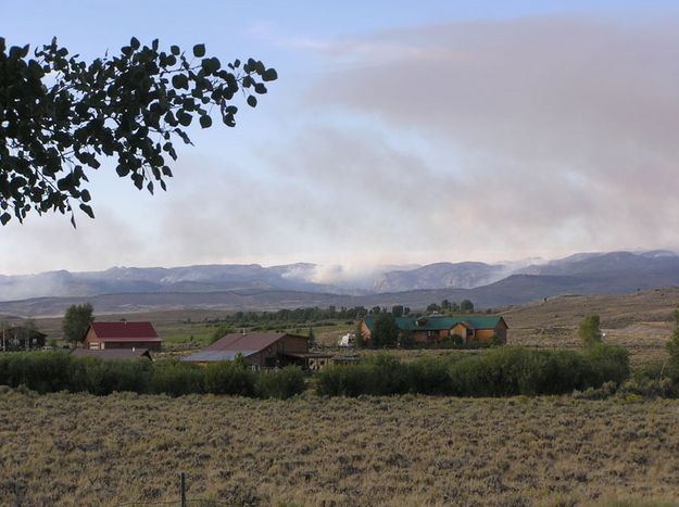 Wednesday afternoon smoke. Photo by Bob Rule, KPIN 101.1 FM.