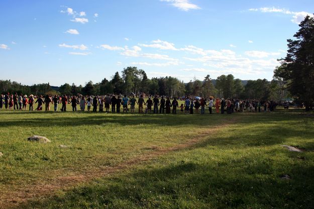 Rainbow Gathering. Photo by Dawn Ballou, Pinedale Online.