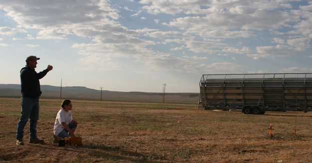 Ignition and Lift-off. Photo by Dawn Ballou, Pinedale Online.