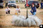 Rocket Launch. Photo by Tara Bolgiano, Blushing Crow Photography.