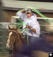 Ropin. Photo by Pam McCulloch, Pinedale Online.