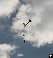 Landing. Photo by Dawn Ballou, Pinedale Online.