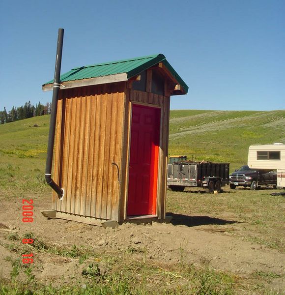 Relief Building. Photo by Hubert Smith, Sweetwater Snopokes Snowmobile Club.