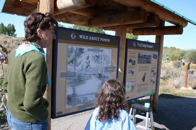 Kiosk Signs. Photo by Mindi Crabb.