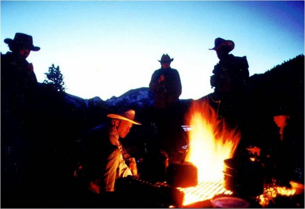 Camping Outdoors. Photo by Half Moon Lake Resort.