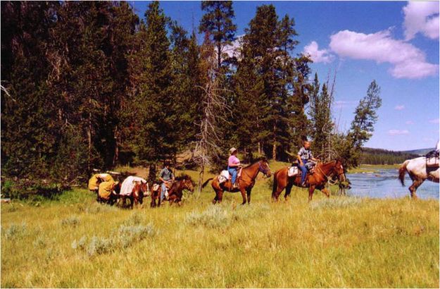 Packing in guests. Photo by Half Moon Lake Resort.