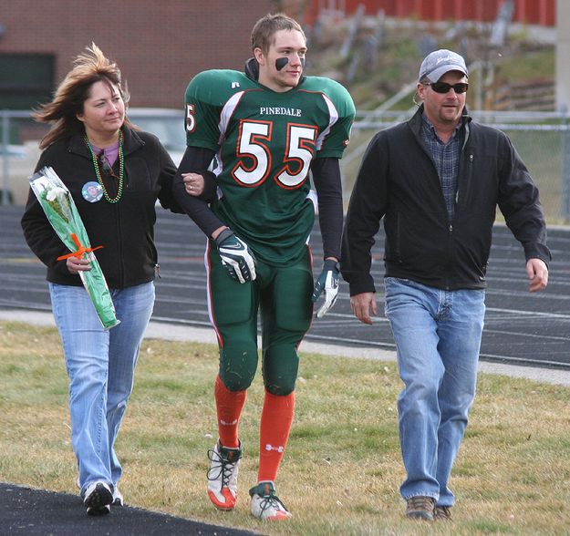 Senior Alex Metzer. Photo by Clint Gilchrist, Pinedale Online.