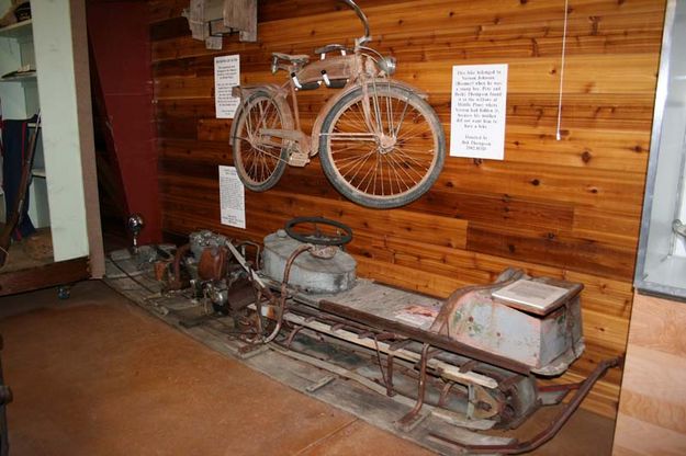 Motorized Tobaggan. Photo by Dawn Ballou, Pinedale Online.