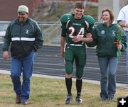 Senior Dylan Nelson. Photo by Clint Gilchrist, Pinedale Online.