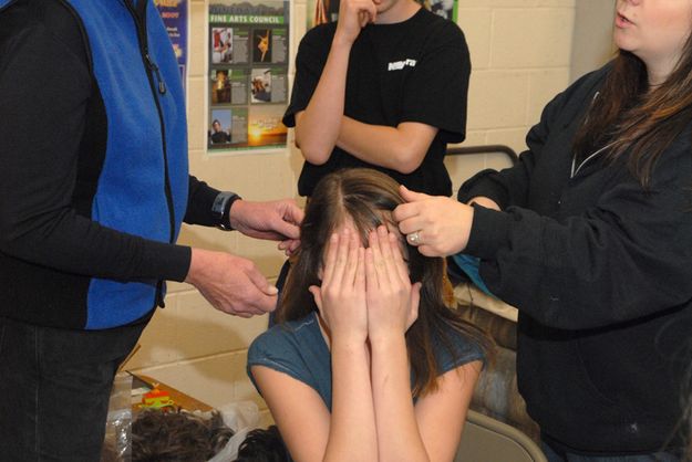 Hair do. Photo by Janet Montgomery.