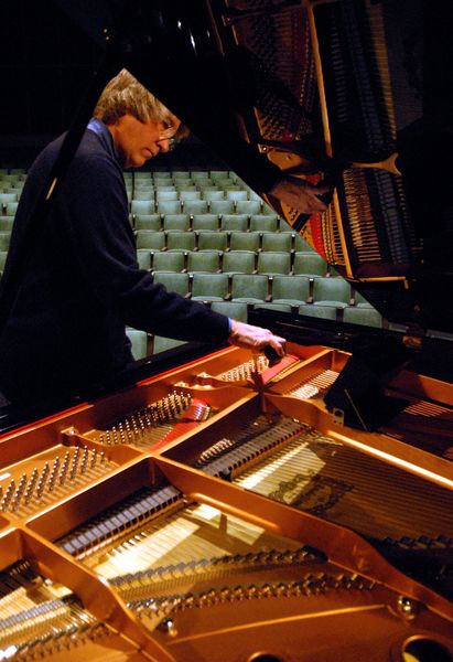 Tuning Up. Photo by Janet Montgomery.