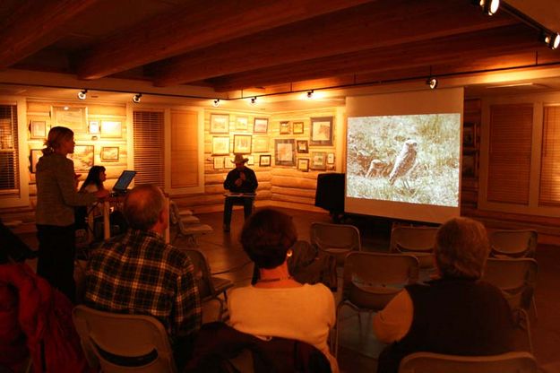 Jonah Slide Show. Photo by Dawn Ballou, Pinedale Online.