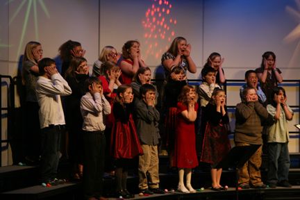 5th Grade Choir. Photo by Pam McCulloch, Pinedale Online.