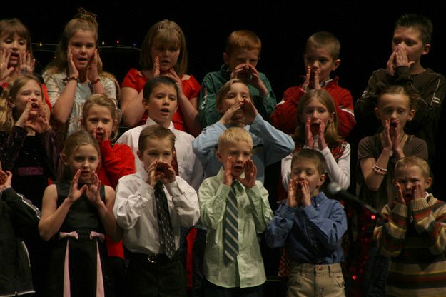 3rd Graders. Photo by Pam McCulloch, Pinedale Online.