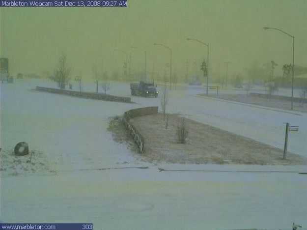 Marbleton View on Saturday. Photo by Marbleton Webcam.