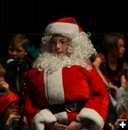 Santa. Photo by Pam McCulloch, Pinedale Online.