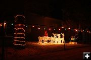 Holiday Fence. Photo by Dawn Ballou, Pinedale Online.