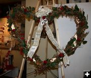 Sage & Snow Wreath. Photo by Dawn Ballou, Pinedale Online.