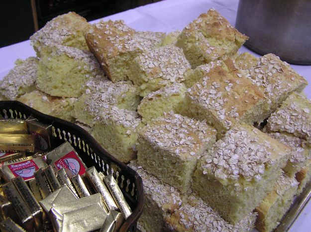 Home-made Cornbread. Photo by Bob Rule, KPIN 101.1 FM Radio.