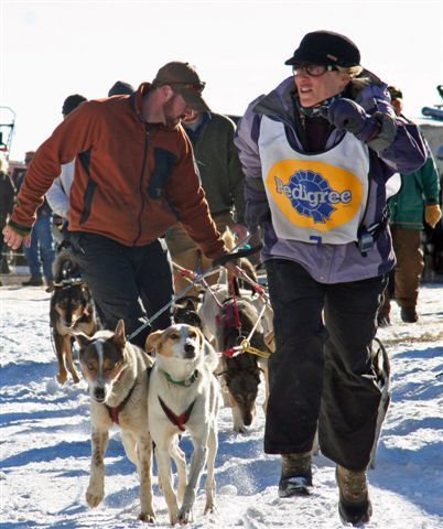 To the starting line. Photo by Carie Whitman.