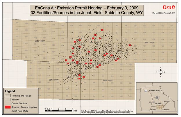 Drilling Locations. Photo by Wilderness Society.