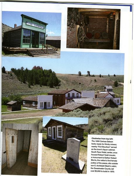 South Pass City photos. Photo by Wild West magazine.