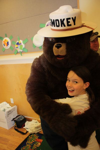 Hug. Photo by Nan Stinson, Pinedale Ranger District, Bridger-Teton National Forest.